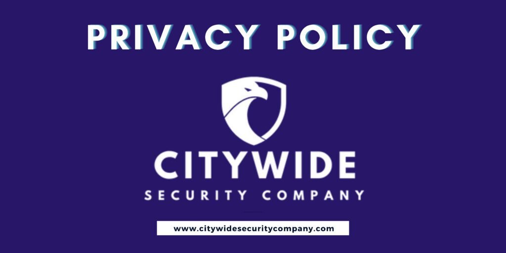 Security Company Privacy Policy